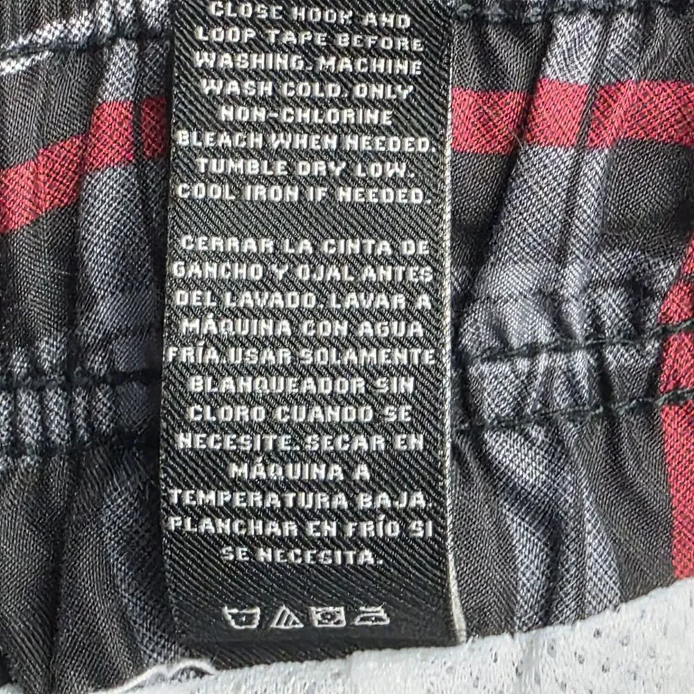 OP Men's Medium (32-34) Plaid Swim Shorts with Pockets